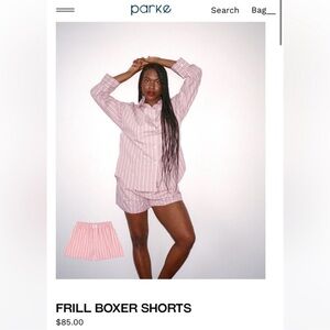 PARKEFrill Boxer Shorts
